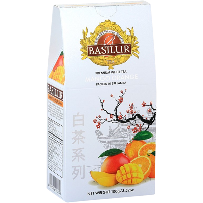 BASILUR White Tea Mango Orange 100 g BASILUR White Tea Mango Orange 100 g