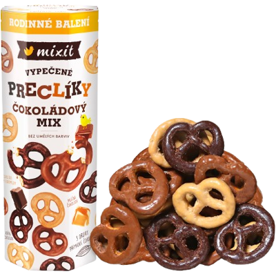 MIXIT Velké preclíky - Čokoládový mix 500 g MIXIT Velké preclíky - Čokoládový mix 500 g