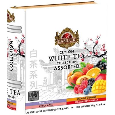 BASILUR White Tea Book Assorted plech 32 x 1.5 g BASILUR White Tea Book Assorted plech 32 x 1.5 g