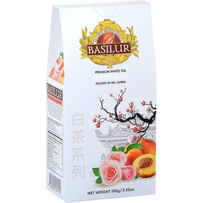 BASILUR White Tea Peach Rose 100 g BASILUR White Tea Peach Rose 100 g