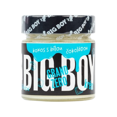 BIG BOY ® Grand zero kokos a bílá čokoláda 220 g BIG BOY ® Grand zero kokos a bílá čokoláda 220 g