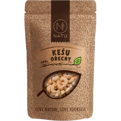 NATU Kešu ořechy 500 g NATU Kešu ořechy 500 g