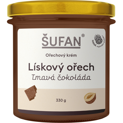 Šufan Lískooříšková hořká čokoláda - 330g Šufan Lískooříšková hořká čokoláda - 330g
