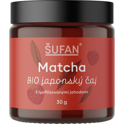 ŠUFAN BIO čaj Matcha s jahodou 30 g ŠUFAN BIO čaj Matcha s jahodou 30 g