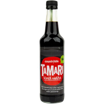 COUNTRY LIFE Tamari sójová omáčka 500 ml COUNTRY LIFE Tamari sójová omáčka 500 ml
