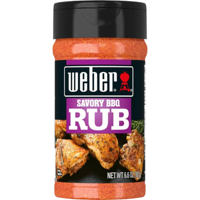 WEBER Koření Savory BBQ Rub Seasoning 187 g WEBER Koření Savory BBQ Rub Seasoning 187 g