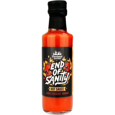FIRELAND FOODS End Of Sanity Hot Sauce 100 ml FIRELAND FOODS End Of Sanity Hot Sauce 100 ml