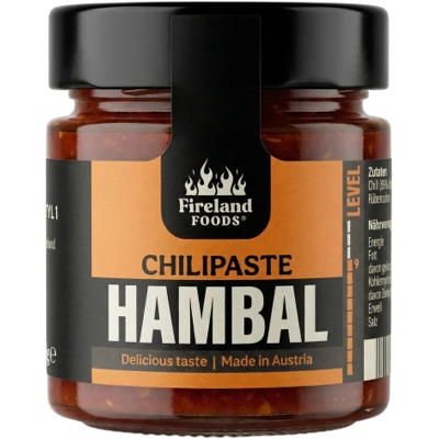 FIRELAND FOODS Hambal Chili Paste 140 g FIRELAND FOODS Hambal Chili Paste 140 g