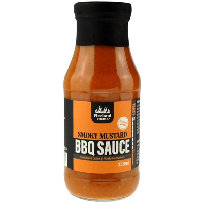 FIRELAND FOODS Smoky Mustard BBQ Sauce 250 ml FIRELAND FOODS Smoky Mustard BBQ Sauce 250 ml