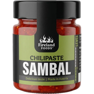 FIRELAND FOODS Sambal Chili Paste 140 g FIRELAND FOODS Sambal Chili Paste 140 g