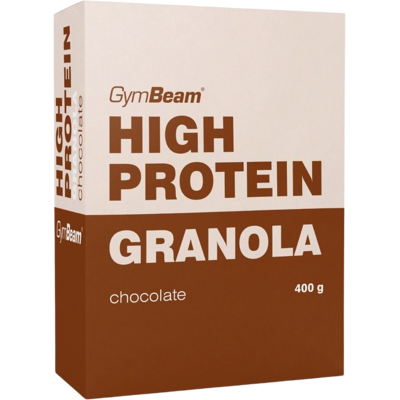 GYMBEAM Granola s vysokým obsahem bílkovin, čokoláda 400 g GYMBEAM Granola s vysokým obsahem bílkovin, čokoláda 400 g