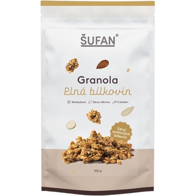 ŠUFAN Granola plná bílkovin 350 g ŠUFAN Granola plná bílkovin 350 g