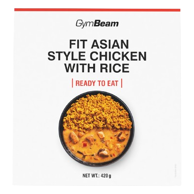 GYMBEAM FIT Kuřecí s rýží na asijský způsob Ready to eat 420 g GYMBEAM FIT Kuřecí s rýží na asijský způsob Ready to eat 420 g