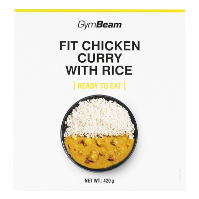 GYMBEAM FIT Kuřecí kari s rýží Ready to eat 420 g GYMBEAM FIT Kuřecí kari s rýží Ready to eat 420 g