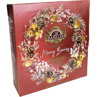 BASILUR Merry Berry Assorted Vol. II přebal 40 sáčků BASILUR Merry Berry Assorted Vol. II přebal 40 sáčků