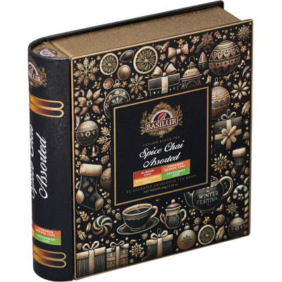 BASILUR Christmas Spice Chai Book Assorted plech 32 x 2 g BASILUR Christmas Spice Chai Book Assorted plech 32 x 2 g