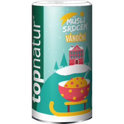 TOPNATUR Müsli srdcem vánoční perníkové 350 g TOPNATUR Müsli srdcem vánoční perníkové 350 g
