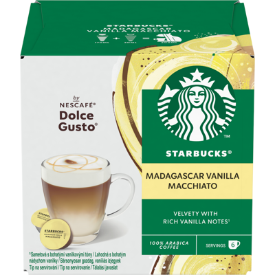 Nescafé Starbucks Madagascar Vanilkový Blond Macchiato - Káva Nescafé Starbucks Madagascar Vanilkový Blond Macchiato - Káva