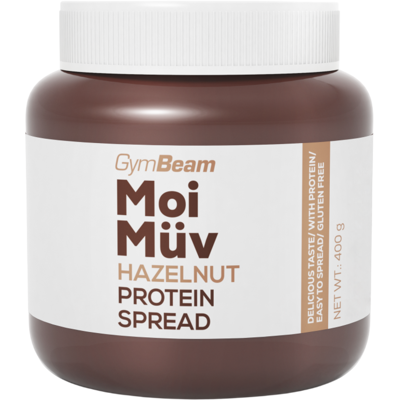 GYMBEAM Proteinela lískový oříšek 400 g GYMBEAM Proteinela lískový oříšek 400 g