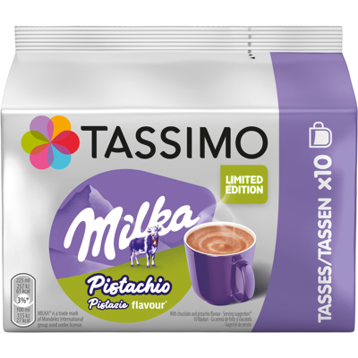TASSIMO Kapsle Milka Pistachio 10 kapslí TASSIMO Kapsle Milka Pistachio 10 kapslí