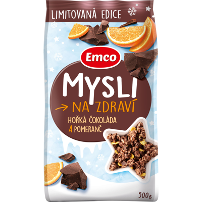 EMCO Mysli pomeranč a hořká čokoláda 500 g EMCO Mysli pomeranč a hořká čokoláda 500 g