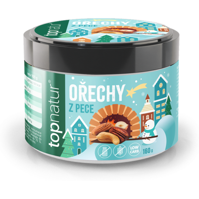 TOPNATUR Vánoční ořechy z pece 160 g TOPNATUR Vánoční ořechy z pece 160 g