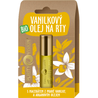 Purity Vision Bio Vanilkový Balzám na rty - Lip Oil Purity Vision Bio Vanilkový Balzám na rty - Lip Oil