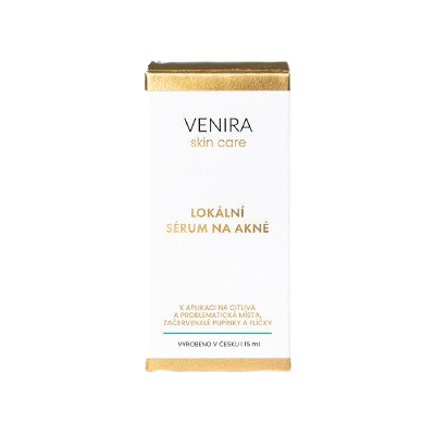 Venira Péče o pleť Topické sérum na akné - Uklidňuje podráždění, 15ml Venira Péče o pleť Topické sérum na akné - Uklidňuje podráždění, 15ml
