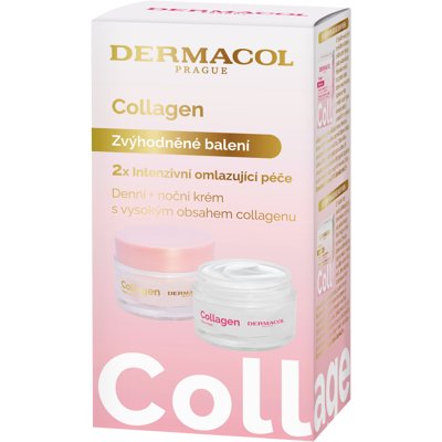 DERMACOL Collagen Duopack Denní krém 50 ml + noční krém 50 ml DERMACOL Collagen Duopack Denní krém 50 ml + noční krém 50 ml