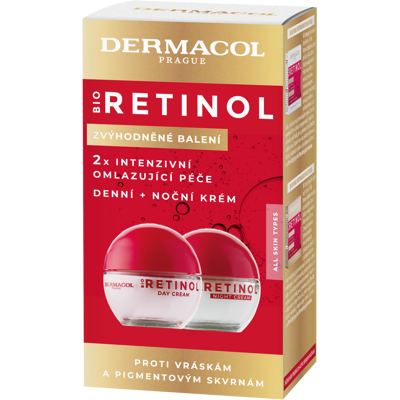 DERMACOL Duopack Bio Retinol Denní a noční krém 2 x 50 ml DERMACOL Duopack Bio Retinol Denní a noční krém 2 x 50 ml