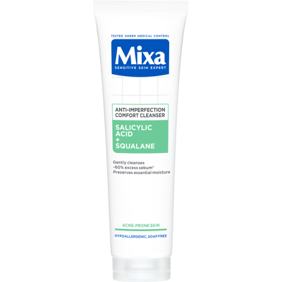 MIXA Anti-Imperfection Comfort Cleanser - Jemný gel na akné 150ml MIXA Anti-Imperfection Comfort Cleanser - Jemný gel na akné 150ml