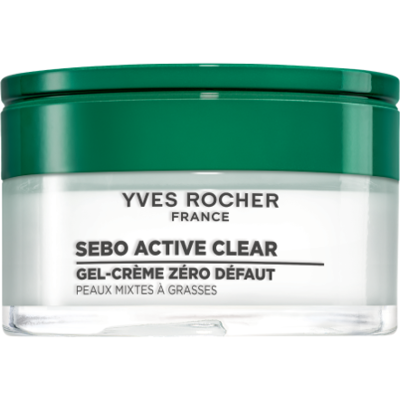YVES ROCHER Sebo Active Clear Gelová péče proti nedostatkům pleti 50 ml YVES ROCHER Sebo Active Clear Gelová péče proti nedostatkům pleti 50 ml