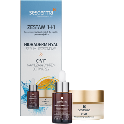 SESDERMA Hidraderm Hyal lipozomální sérum a C-VIT hydratační krém SESDERMA Hidraderm Hyal lipozomální sérum a C-VIT hydratační krém