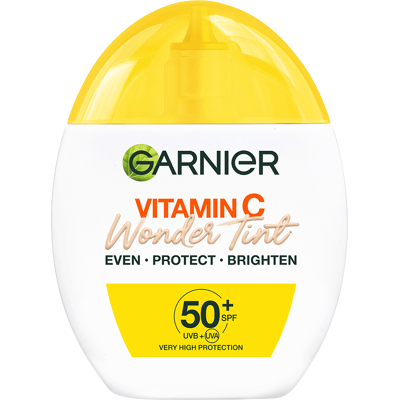 GARNIER Vitamin C Wonder Tint SPF 50+, odstín Light 40 ml GARNIER Vitamin C Wonder Tint SPF 50+, odstín Light 40 ml