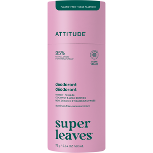 ATTITUDE Přírodní deodorant Super leaves - kokos a lesní plody bezplast 75 g ATTITUDE Přírodní deodorant Super leaves - kokos a lesní plody bezplast 75 g
