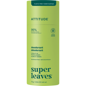 ATTITUDE Přírodní deodorant Super leaves - hruška a amber bezplast 75 g ATTITUDE Přírodní deodorant Super leaves - hruška a amber bezplast 75 g