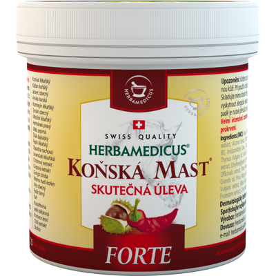 Herbamedicus Koně Masť Forte - Relaxační Masážní Gel Herbamedicus Koně Masť Forte - Relaxační Masážní Gel