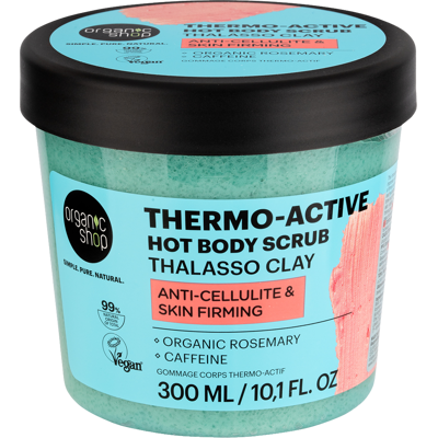 ORGANIC SHOP Thalasso Thermo-Active hřejivý tělový peeling s jílem 300 ml ORGANIC SHOP Thalasso Thermo-Active hřejivý tělový peeling s jílem 300 ml