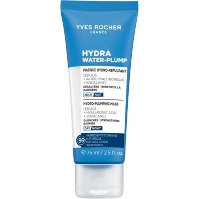 YVES ROCHER Hydra Water-Plump, Vyhlazující hydratační maska na den a noc 75 ml YVES ROCHER Hydra Water-Plump, Vyhlazující hydratační maska na den a noc 75 ml