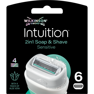 WILKINSON SWORD Intuition 2in1 Sensitive - náhradní hlavice 6 ks WILKINSON SWORD Intuition 2in1 Sensitive - náhradní hlavice 6 ks