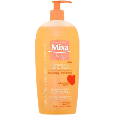 MIXA Baby Pěnivý Olej do Koupelny a Sprchy 400 ml MIXA Baby Pěnivý Olej do Koupelny a Sprchy 400 ml