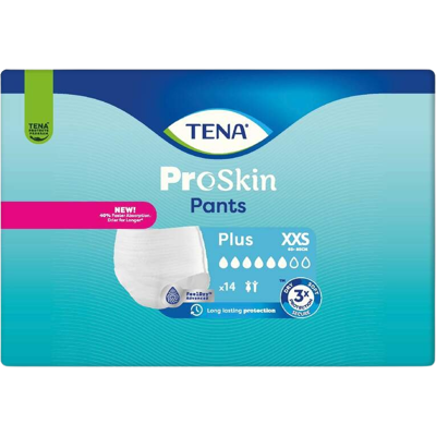 TENA Pants Plus XXS inkontinenční kalhotky 14 ks TENA Pants Plus XXS inkontinenční kalhotky 14 ks