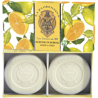 LA FLORENTINA Kazeta mýdel Agrumi di Boboli 2 x 115 g LA FLORENTINA Kazeta mýdel Agrumi di Boboli 2 x 115 g