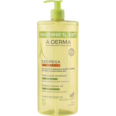 A-DERMA Zvláčňující sprchový olej 1000 ml A-DERMA Zvláčňující sprchový olej 1000 ml