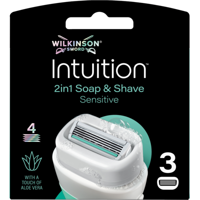 WILKINSON SWORD Intuition Sensitive Care náhradní hlavice 3 ks WILKINSON SWORD Intuition Sensitive Care náhradní hlavice 3 ks