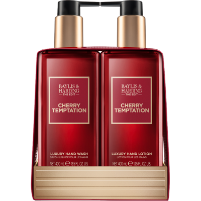 BAYLIS & HARDING The Edit Sada péče o ruce Cherry Temptation 2 x 400 ml BAYLIS & HARDING The Edit Sada péče o ruce Cherry Temptation 2 x 400 ml