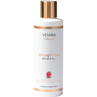 VENIRA Sprchový olej malina 200 ml VENIRA Sprchový olej malina 200 ml