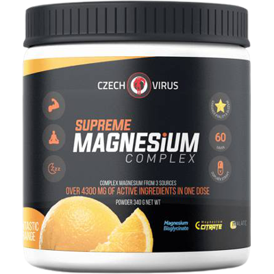Czech Virus Supreme Magnesium Complex - Pomeranč - Doplněk stravy Czech Virus Supreme Magnesium Complex - Pomeranč - Doplněk stravy