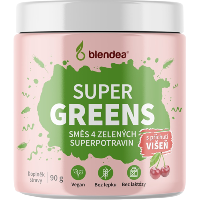 BLENDEA Supergreens višeň 90 g BLENDEA Supergreens višeň 90 g