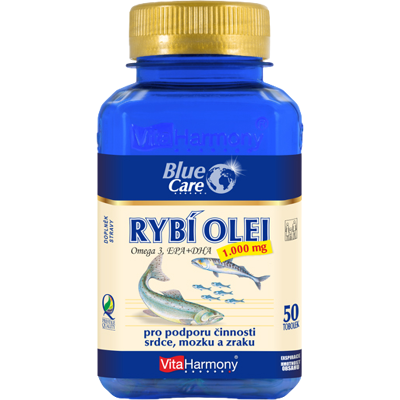 VITAHARMONY Rybí olej Omega 3 50 tablet VITAHARMONY Rybí olej Omega 3 50 tablet